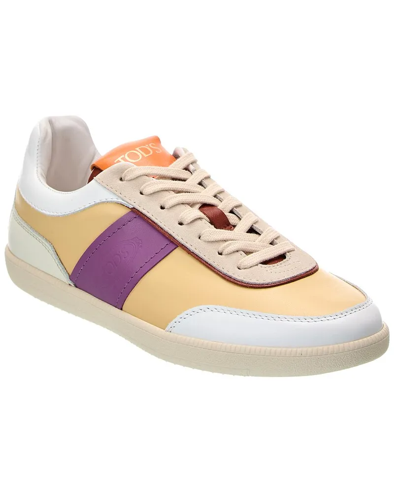 TOD'S TOD’s Cassetta Leather Sneaker Purple