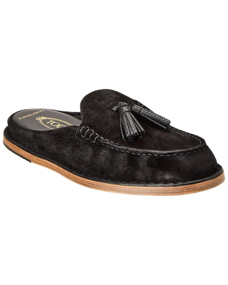 TOD'S TOD’s Suede Mule Black
