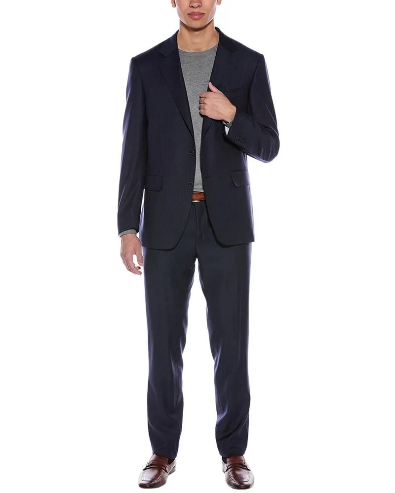 Canali 2pc Wool Suit Blue