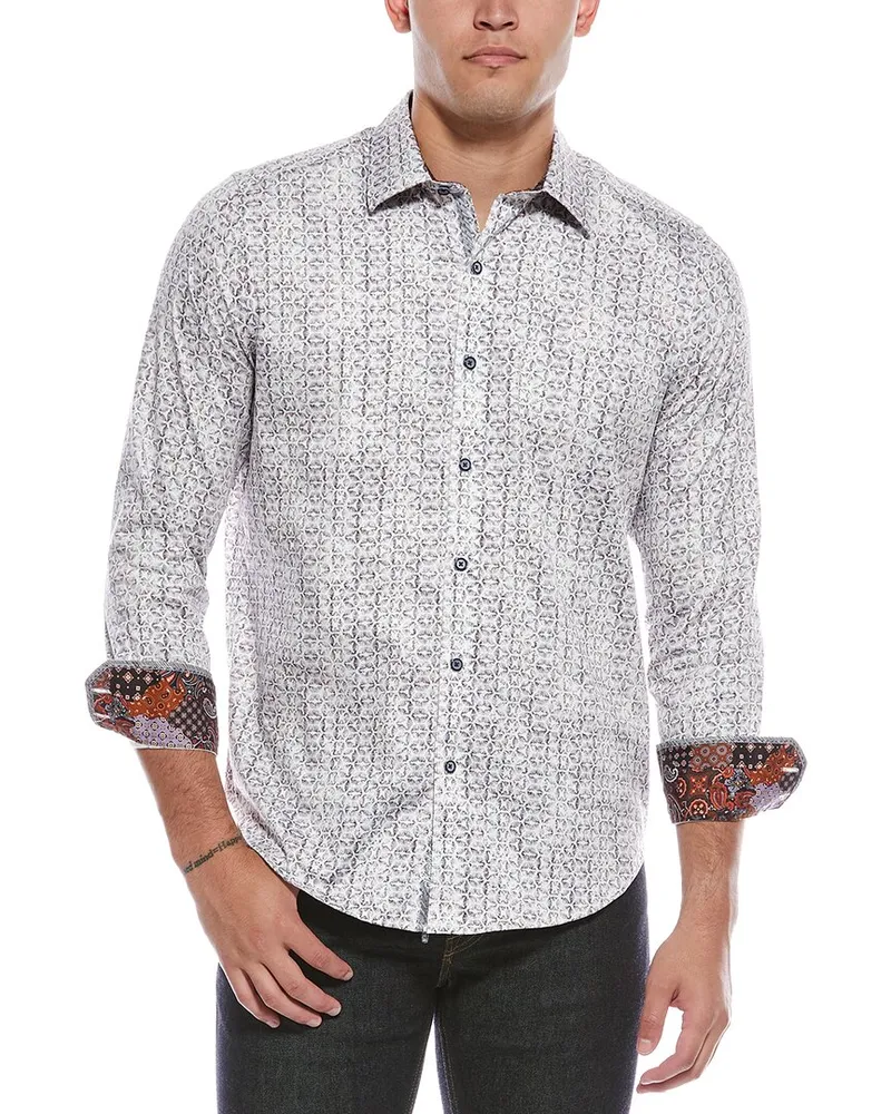 Robert Graham Nelson Classic Fit Shirt White