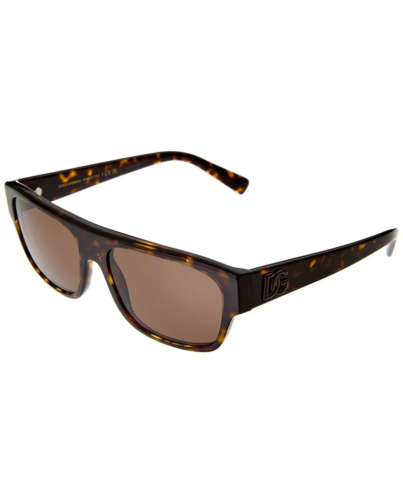 Dolce & Gabbana Men's 57mm Sunglasses Brown