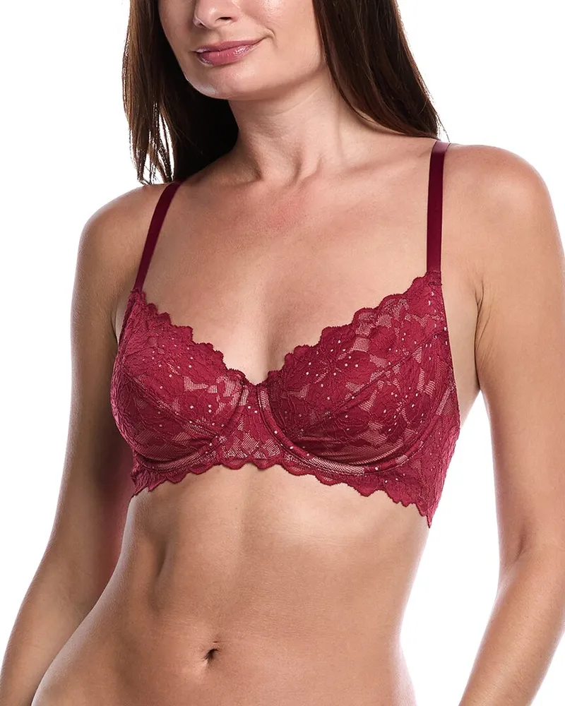 Hanro Anais Lace Underwire Bra Pink