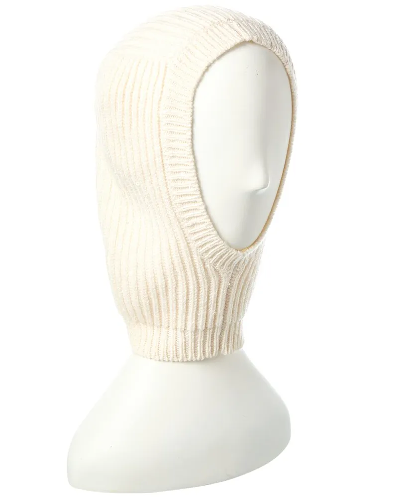 Brunello Cucinelli Cashmere & Silk-Blend Hood White