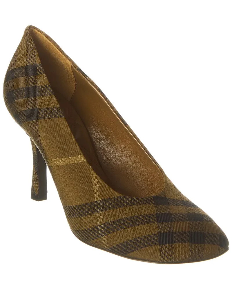 Burberry Check Pump Green