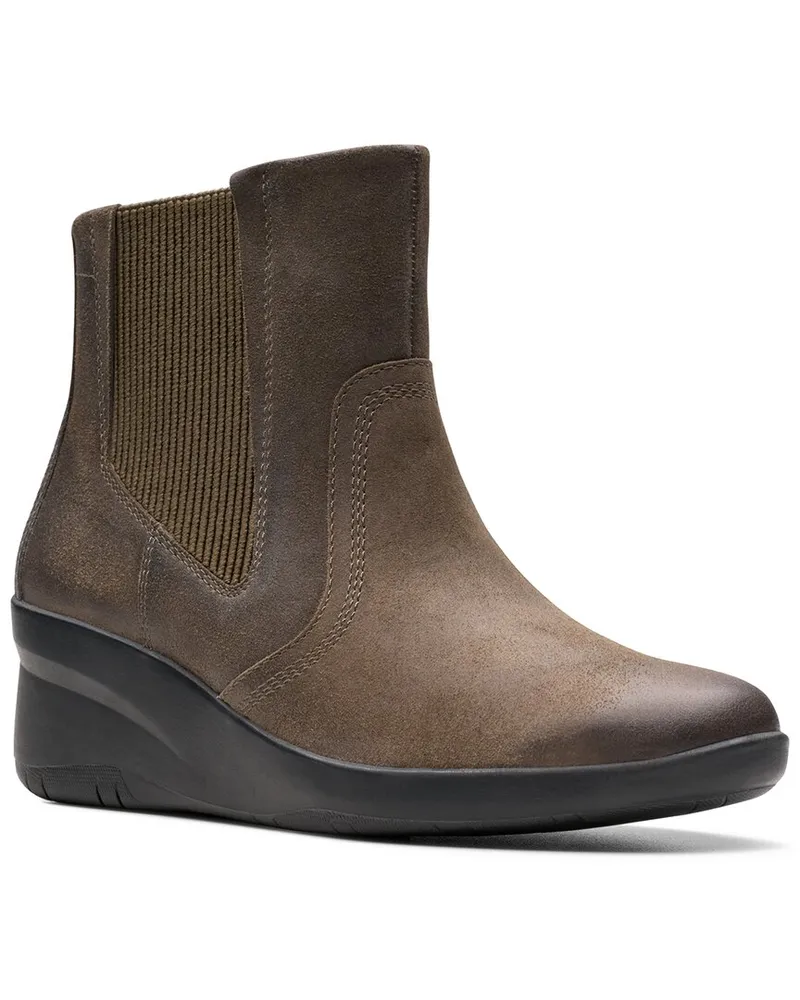 Clarks Suttyn Rae Leather Bootie Nocolor