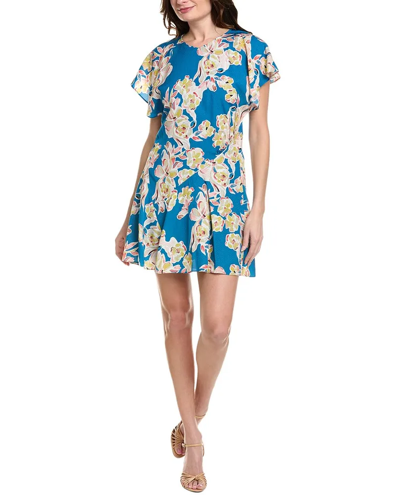 Joie Hunter Mini Dress Blue