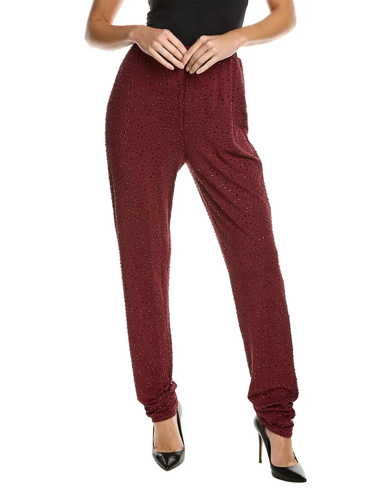 Michael Kors Collection Crystal Pajama Pant Red