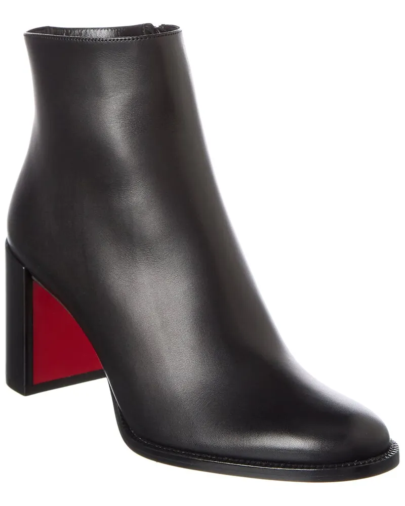 Christian Louboutin Adoxa 70 Leather Bootie Black