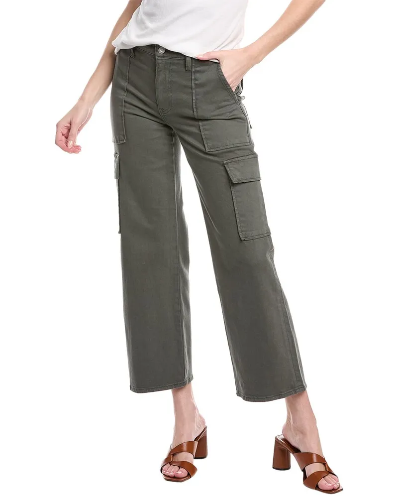 HUDSON Jeans Michael Kors Collection Tissue Hutton Cashmere T-Shirt Green