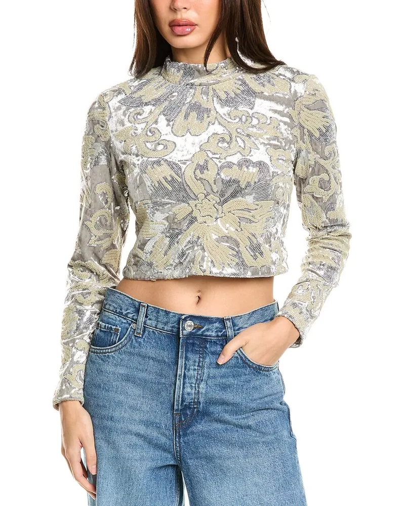 Maje Top Grey