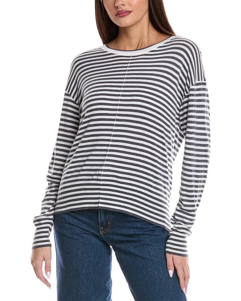 Splendid Finn Cashmere-Blend Sweatshirt Blue