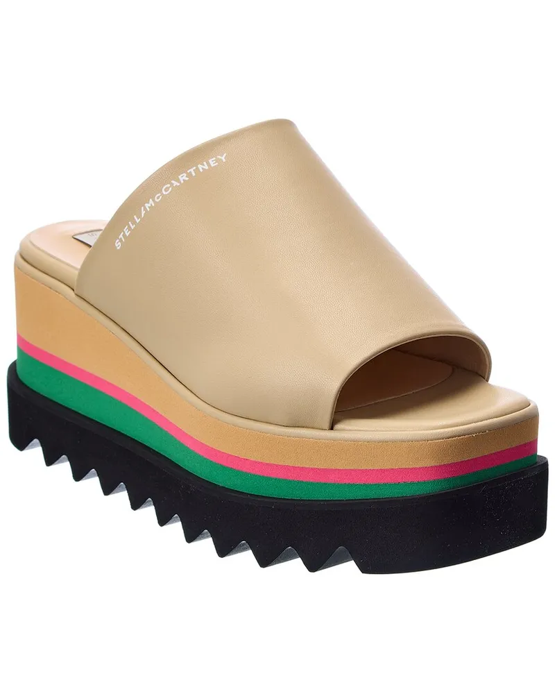 Stella McCartney Sneak Elyse Platform Sandal Brown