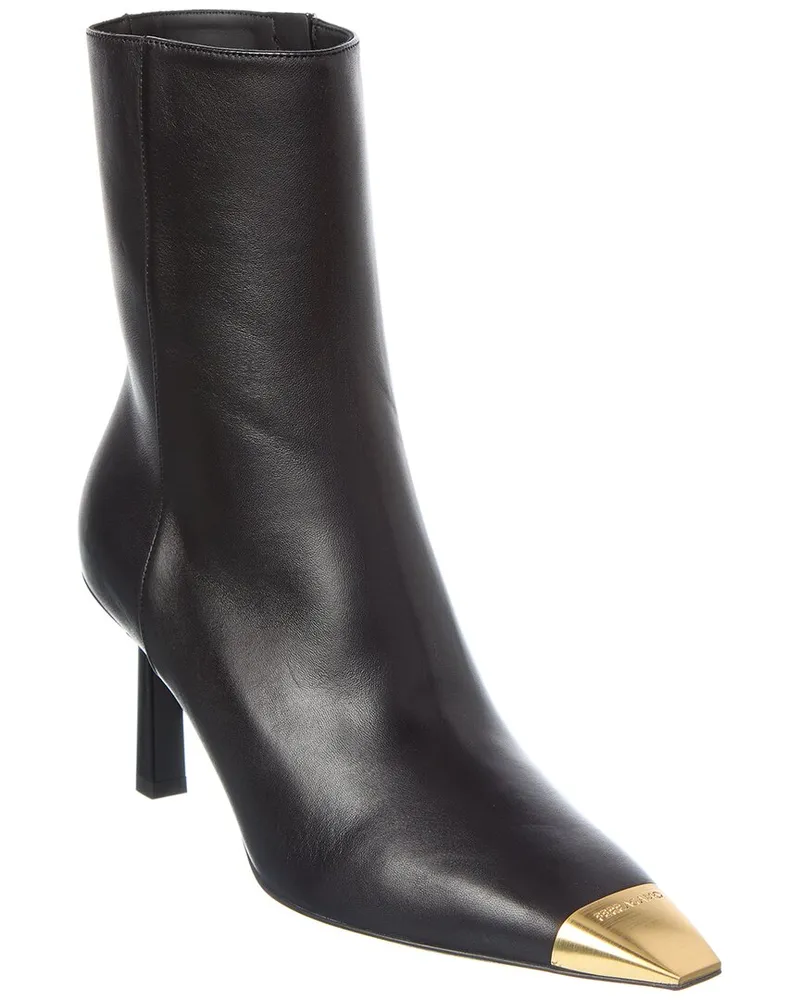Ferragamo Amelia Leather Bootie Black