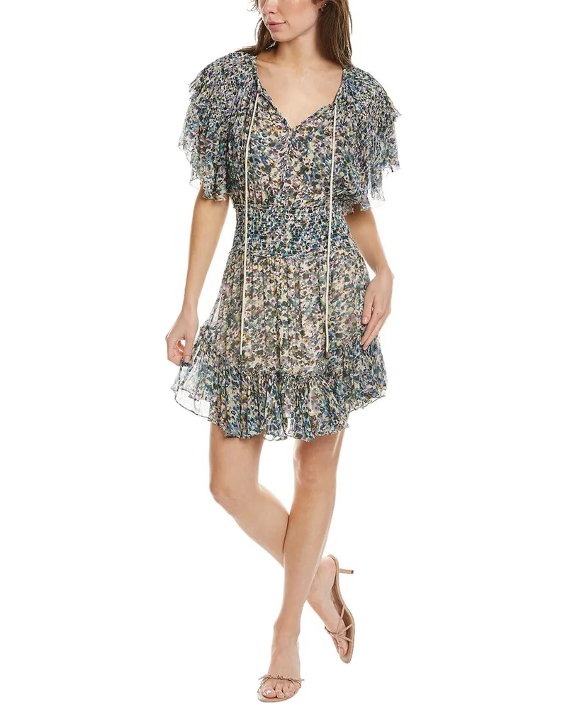 Isabel Marant Étoile Florise Mini Dress Green