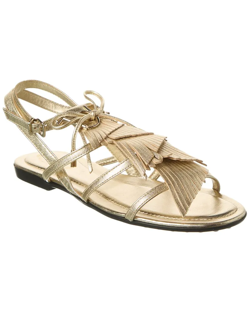 TOD'S TOD’s Leather Sandal Gold