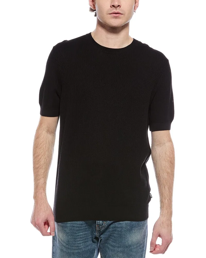 HUGO BOSS Dalon Crewneck Sweater Black