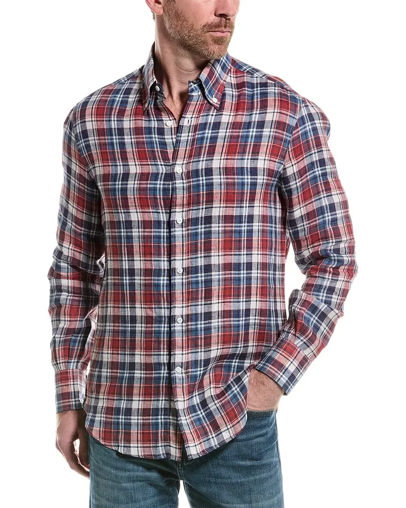 Brunello Cucinelli Basic Fit Linen Shirt Nocolor