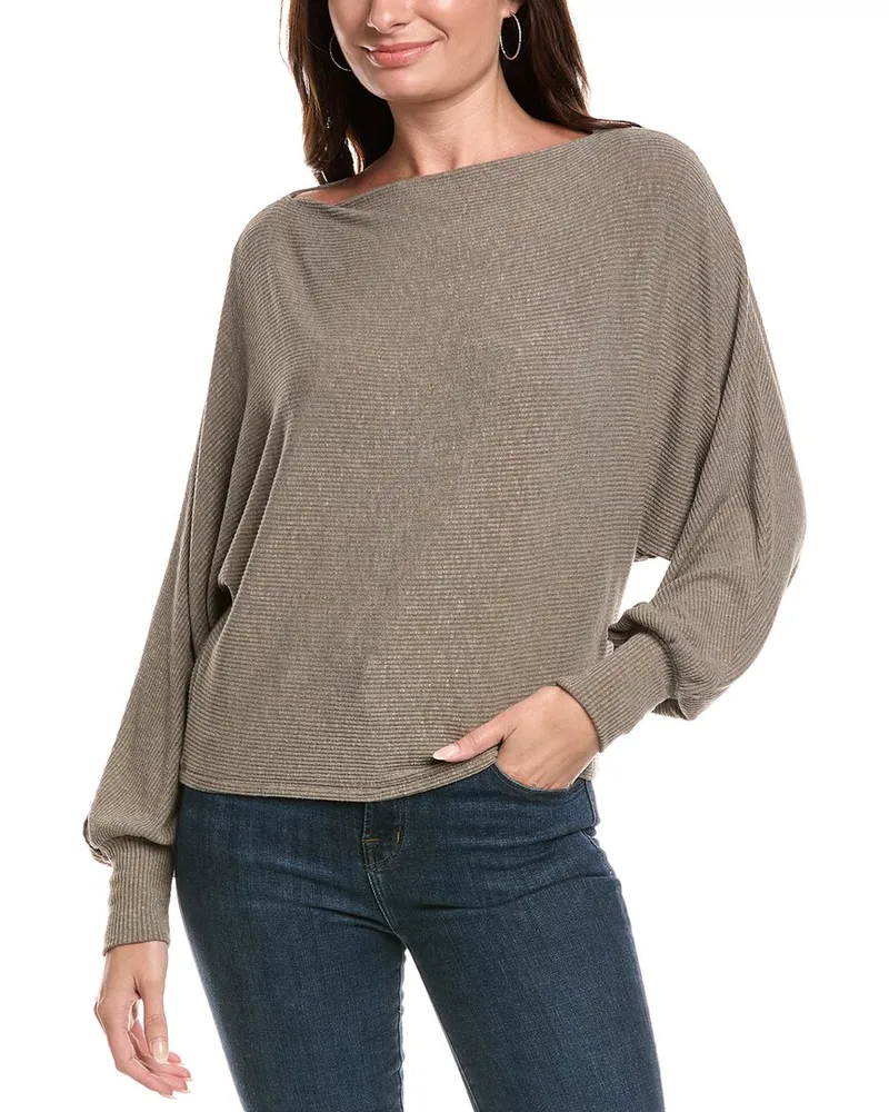 Michael Stars Roxy Top Gray