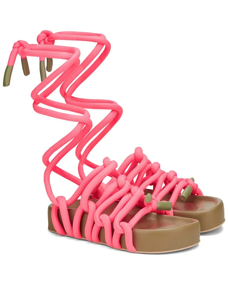 Attilio Giusti Leombruni Jane Laces Sandal Nocolor