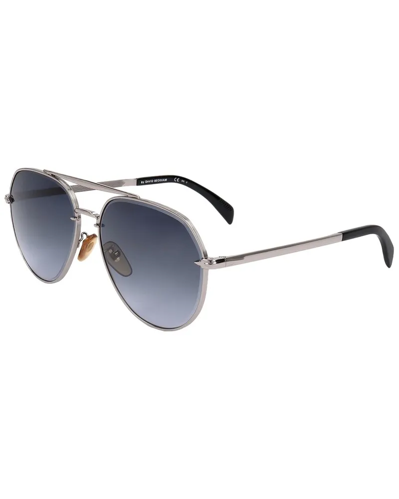 David Beckham Men's DB 7037/G/S 61mm Sunglasses Silver