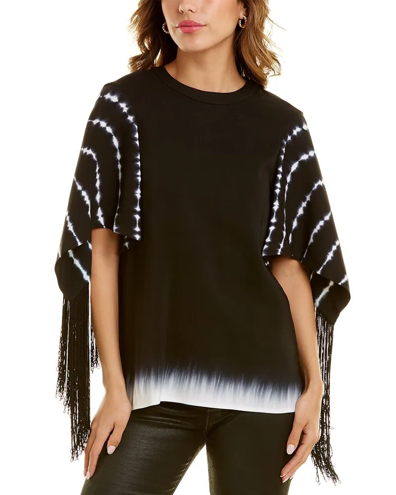 Proenza Schouler Cape Sleeve Top Black
