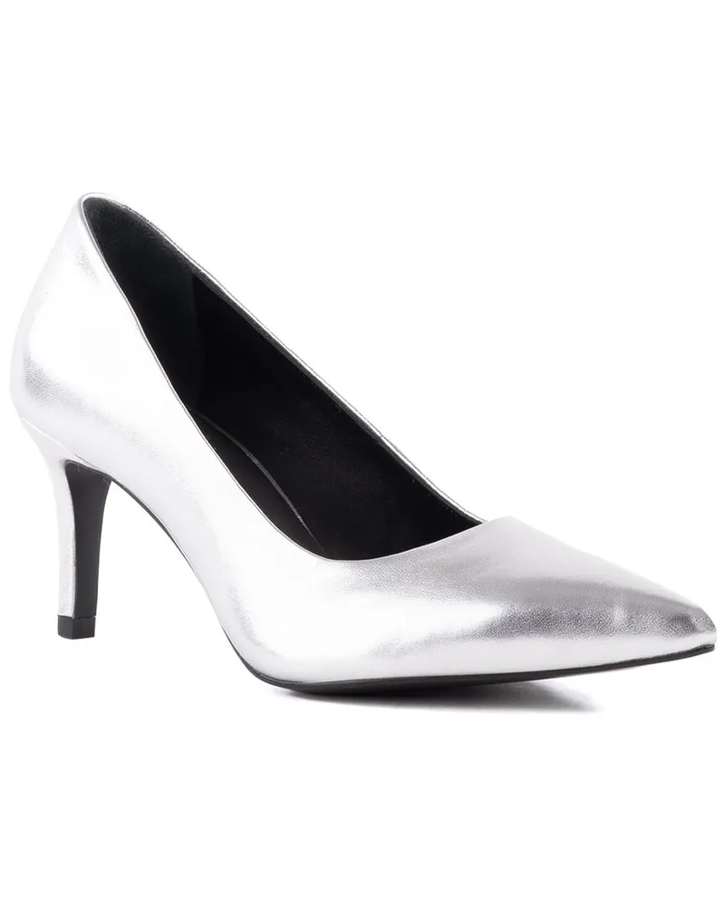 Seychelles Motive Leather Pump Silver