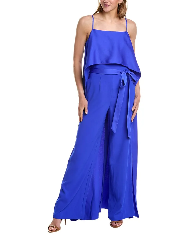 Black Halo Valeria Jumpsuit Blue