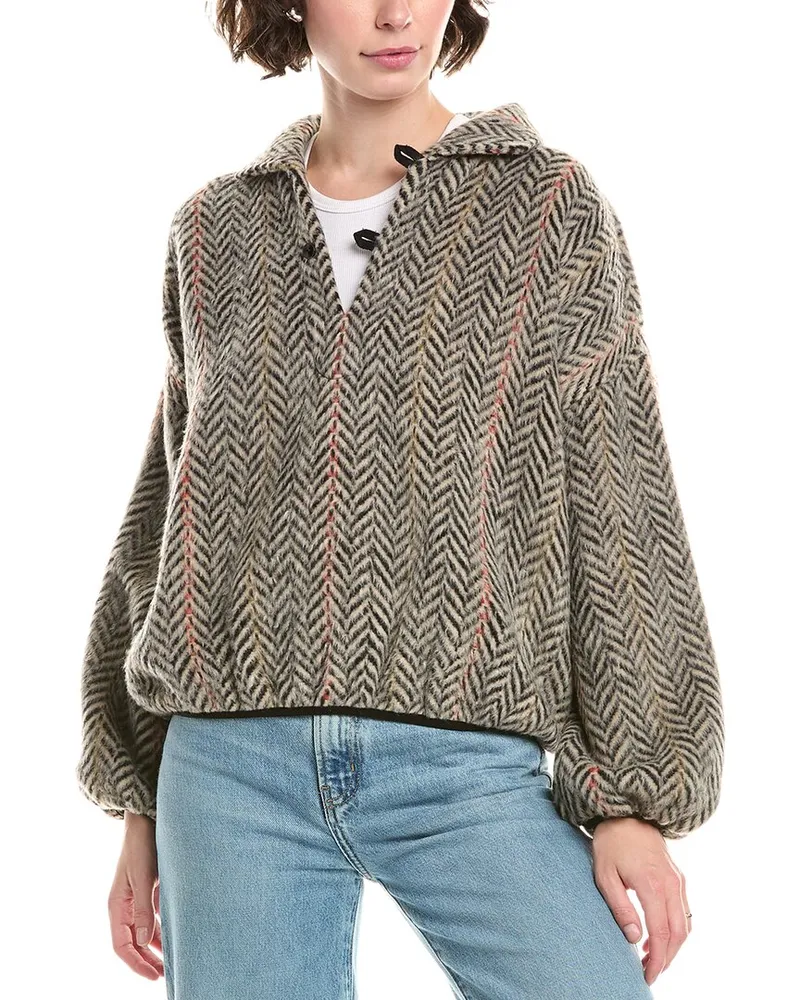 The Great Outlander Wool-Blend Pullover Tan
