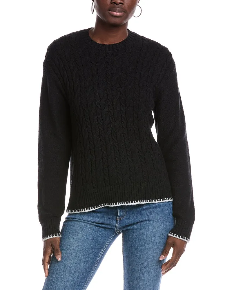 ATM Cable Sweater Black