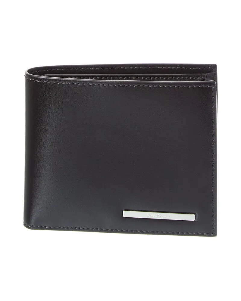 Ferragamo Leather Bifold Wallet Black