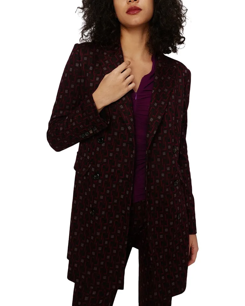 Diane von Furstenberg New Virginia Wool-Blend Jacket Nocolor