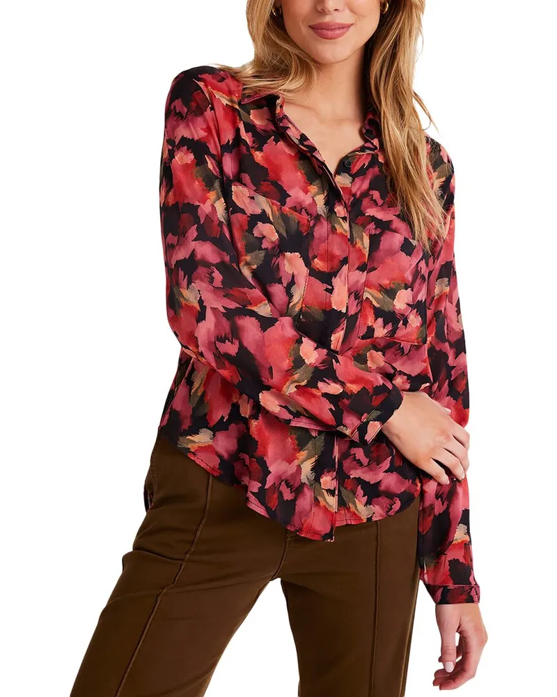 Bella Dahl Full Button Down Hipster Shirt Nocolor