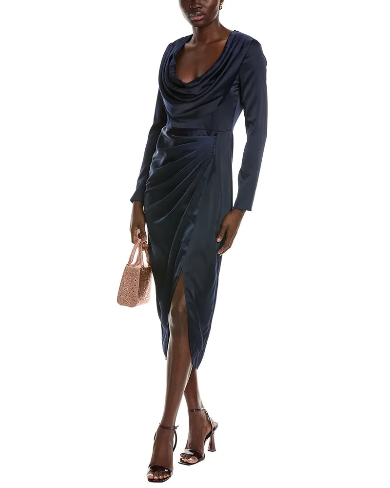 AIIFOS Corinne Midi Dress Blue