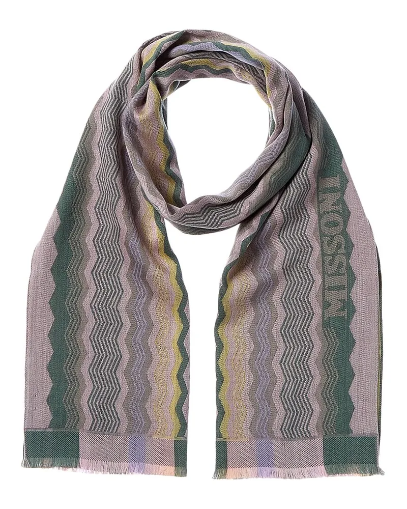 Missoni Wool Scarf Green