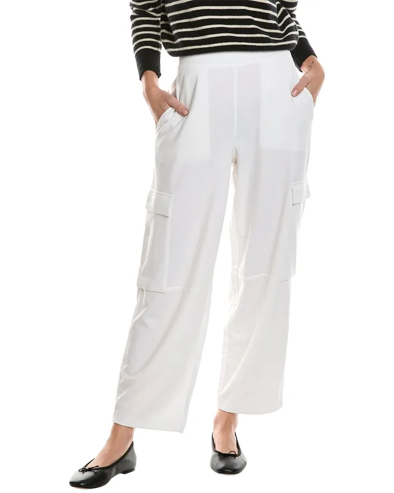 Eileen Fisher Cargo Ankle Lantern Pant White
