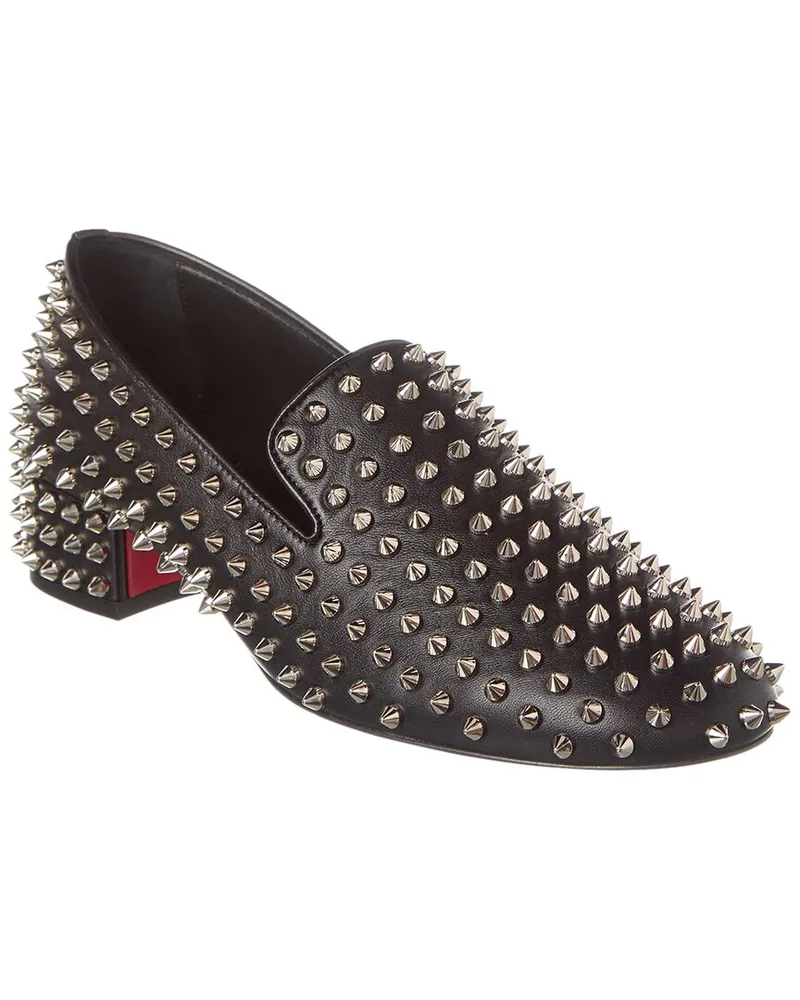 Christian Louboutin Spikeasy 30 Leather Loafer Black