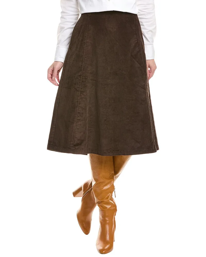 Rag & Bone Melody Corduroy Skirt Brown