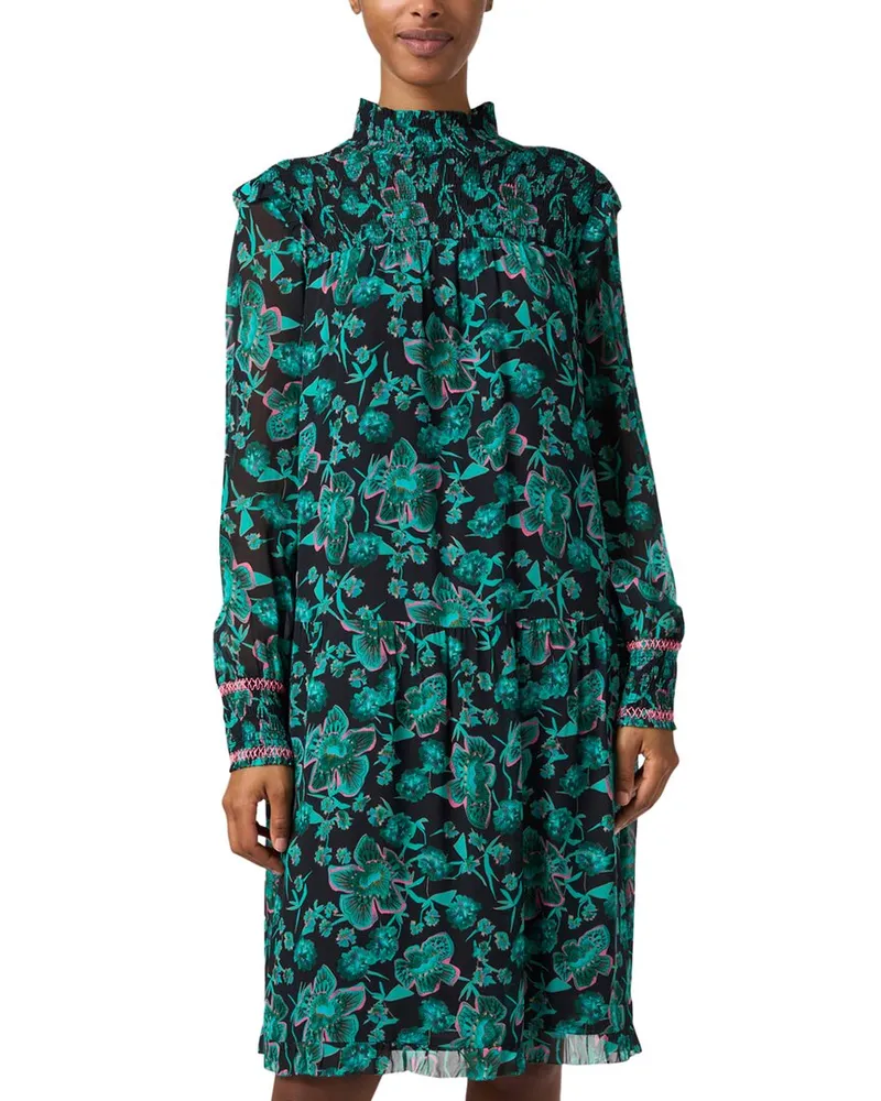 Marc Cain Linen-Blend Mini Dress Nocolor
