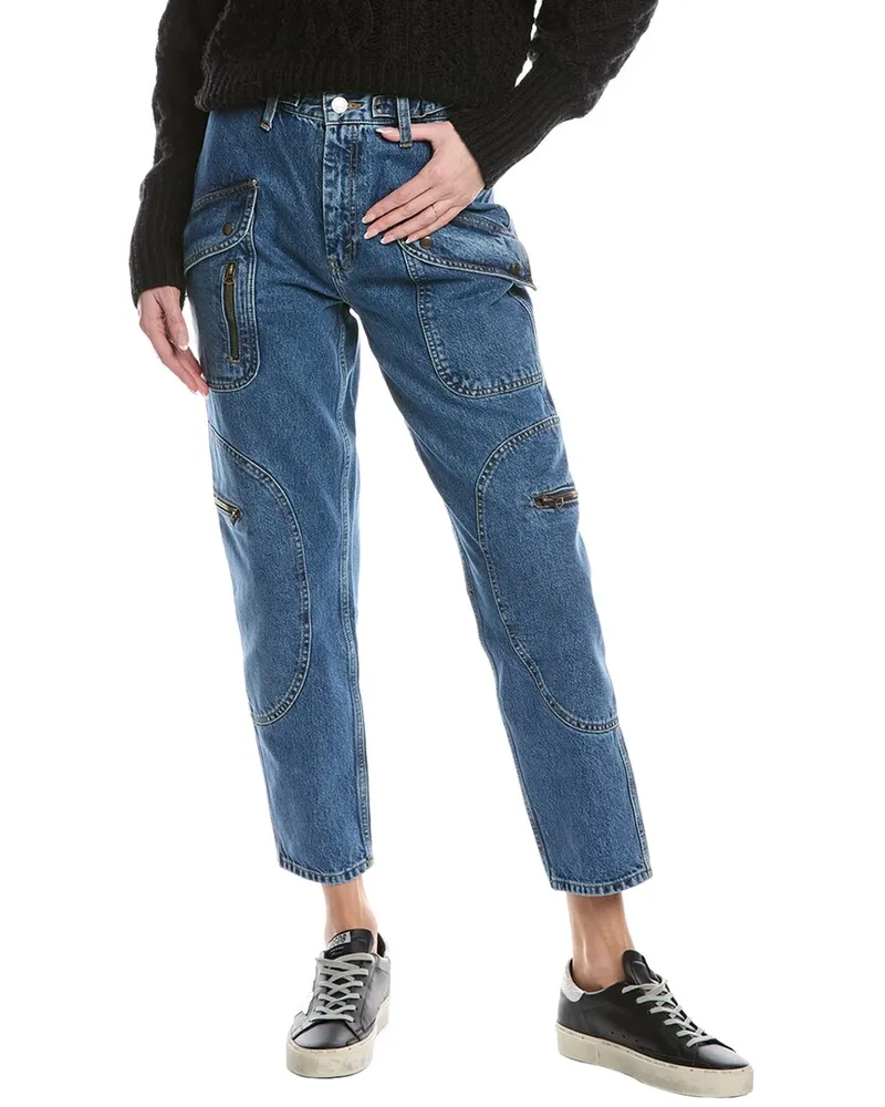 RE/DONE Racer Taper Speedway Jean Blue