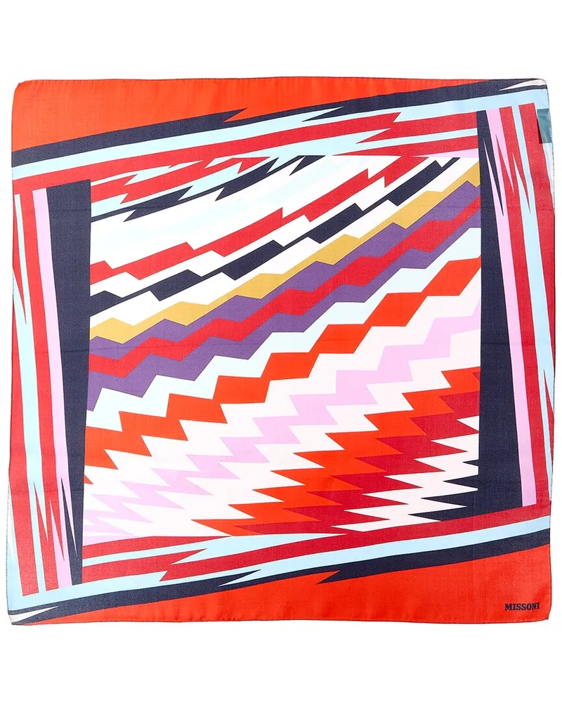 Missoni Silk Scarf Pink