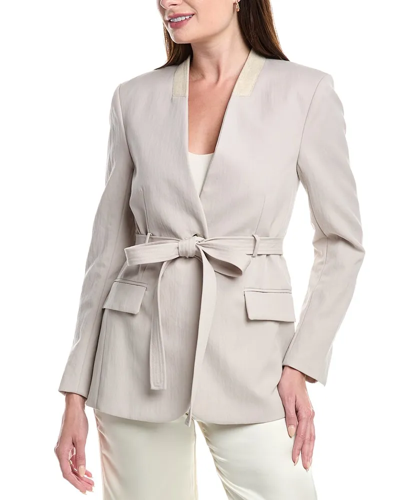 3.1 phillip lim Relaxed Wool-Blend Blazer Tan