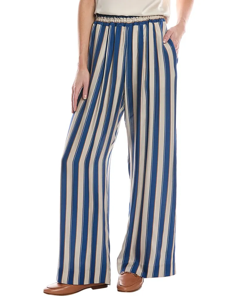Rag & Bone Bailey Silk Pant Blue