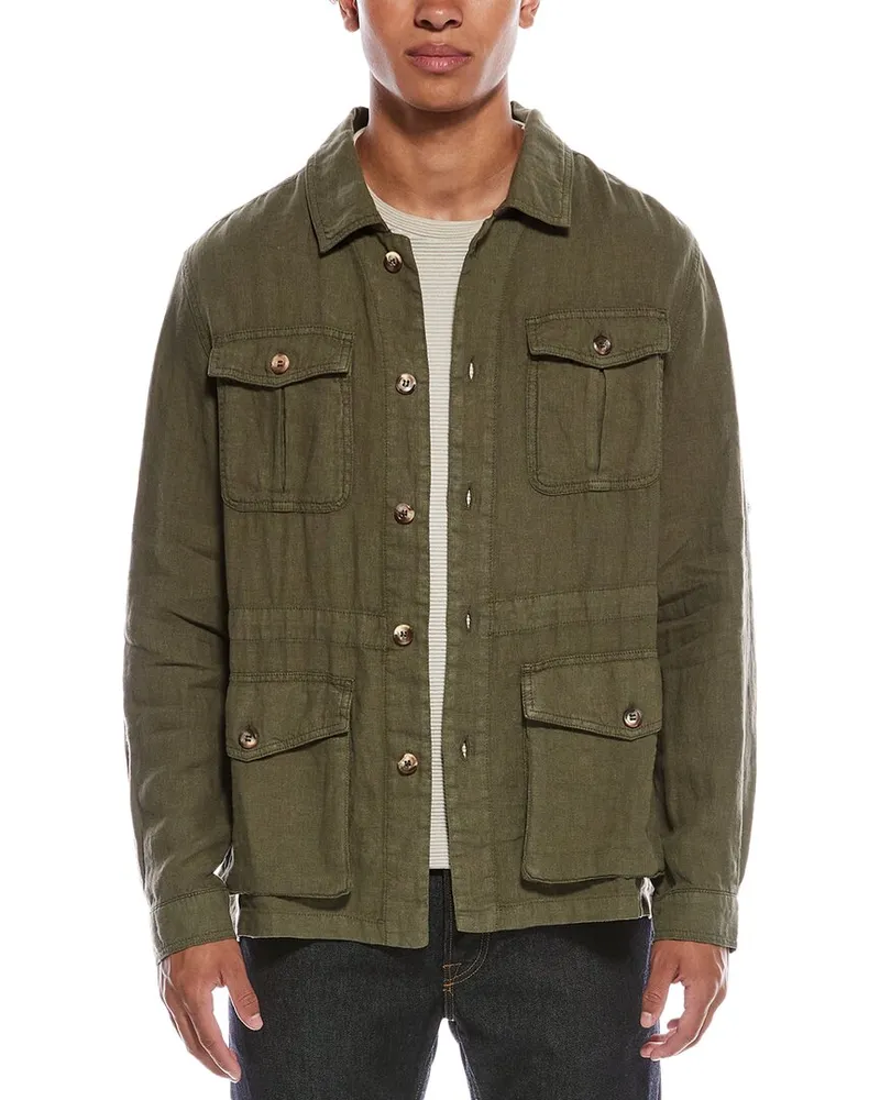 Robert Graham Weston Sahara Linen Jacket Green