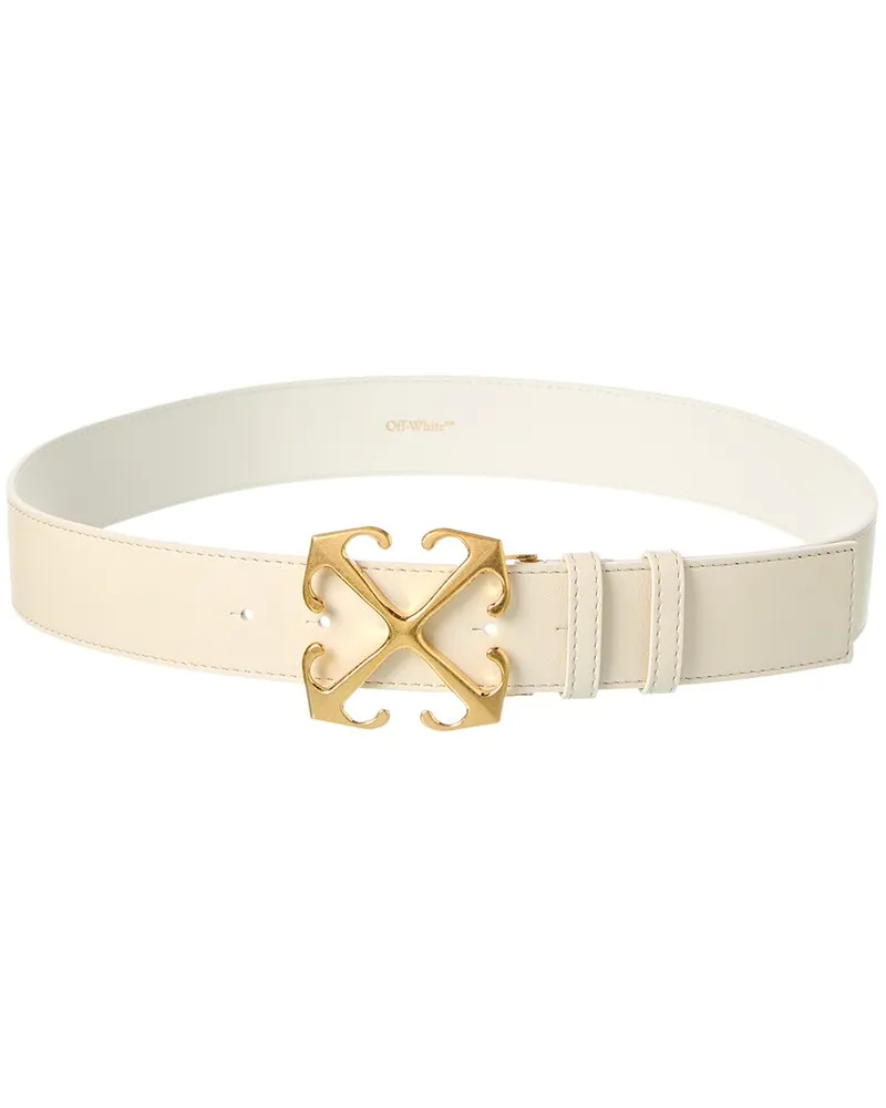 OFF-WHITE Off-White™ Arrow Leather Belt White
