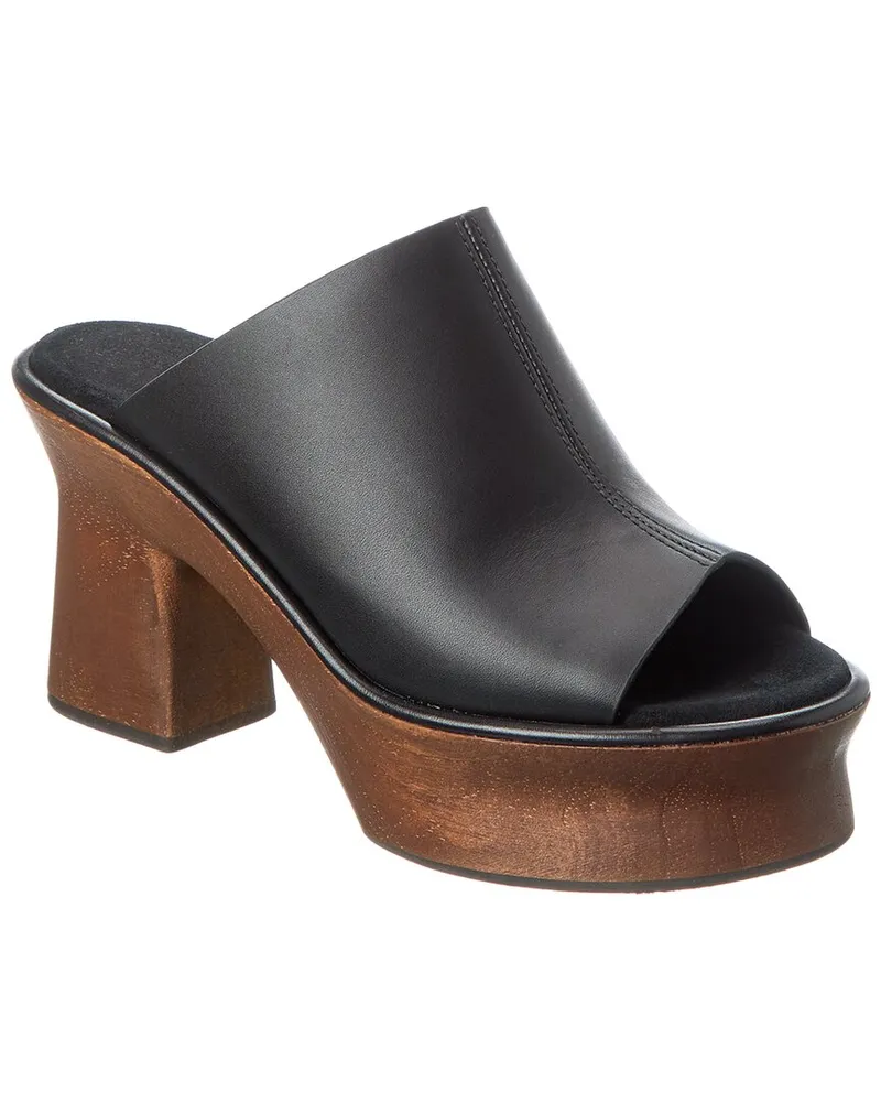 Ferragamo Samanta Leather Mule Black