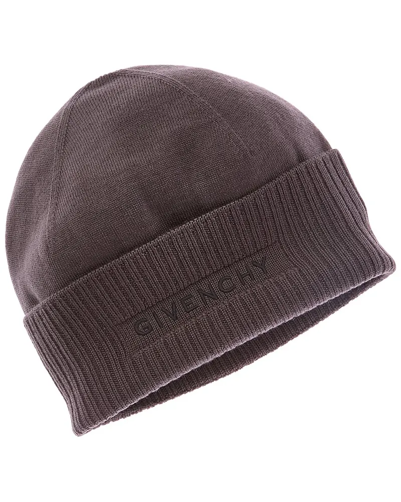 Givenchy 4G Wool Beanie Grey