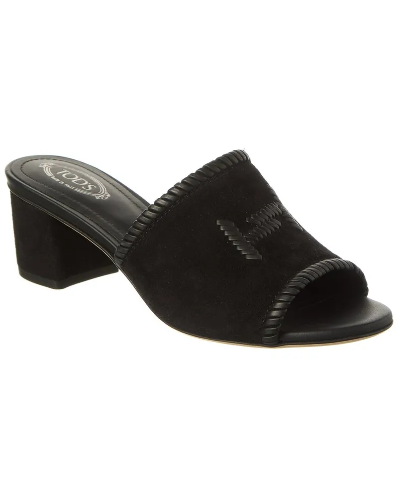 TOD'S TOD’s Suede Sandal Black