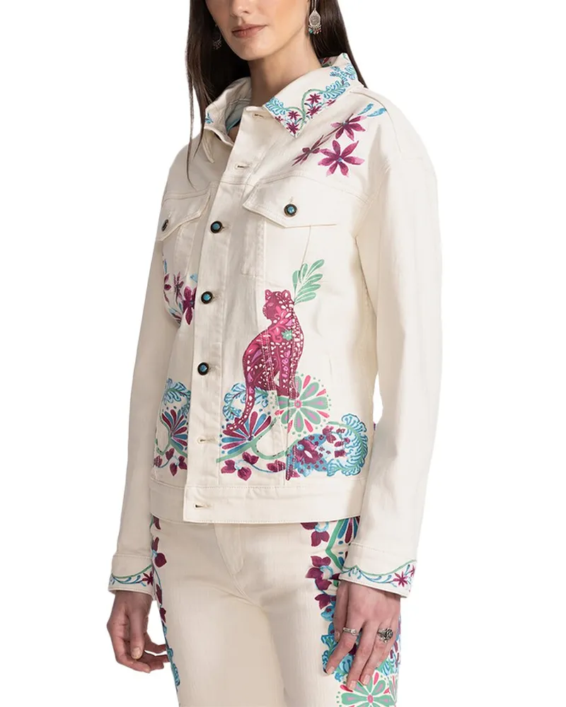 Johnny Was The Classic Denim Jacket White