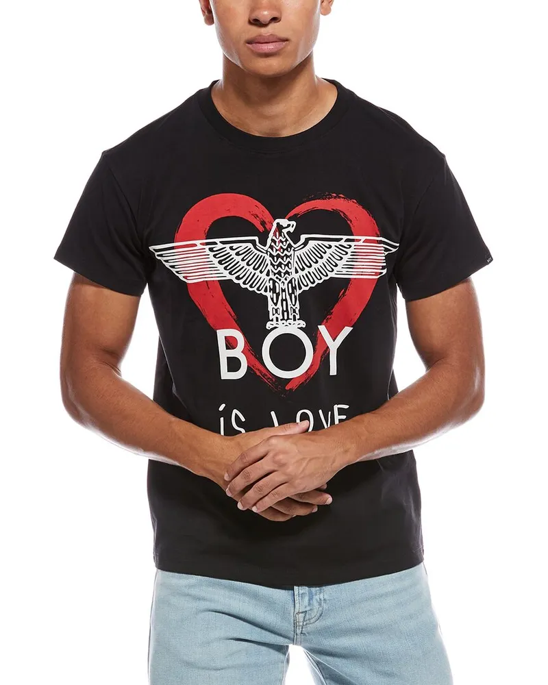 Boy London Boy Is Love T-Shirt Black