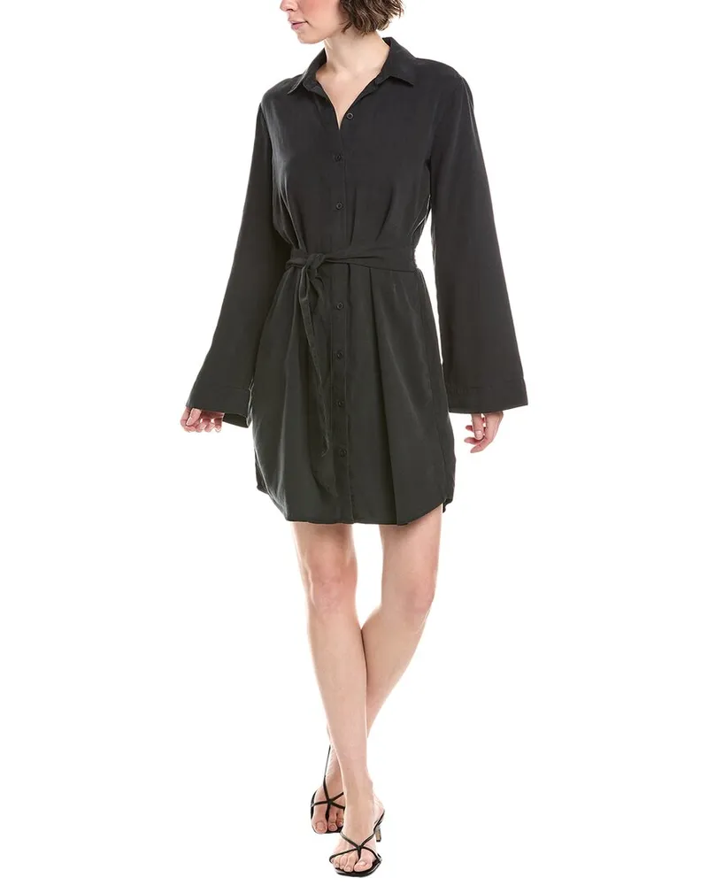 Bella Dahl Mini Shirtdress Black